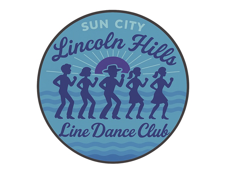 Sun City Lincoln Hills Line Dance Club Logo